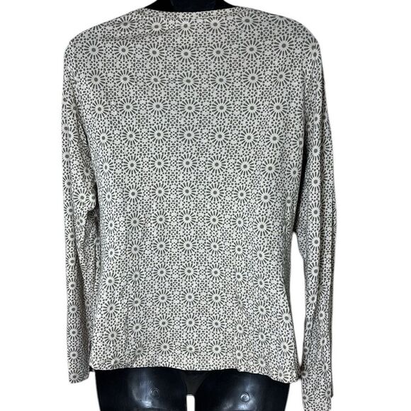 Sundance women’s small bohemian embroidered patterned floral long sleeve top - Picture 6 of 8